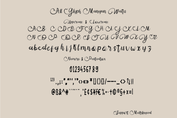 Mangan Watu Font Poster 3