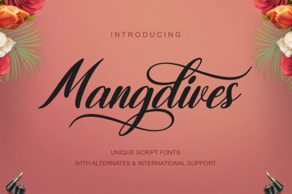 Mangdives Font Poster 1