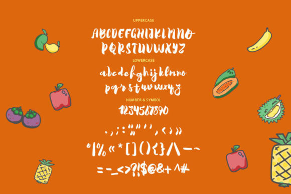 Mango Font Poster 3
