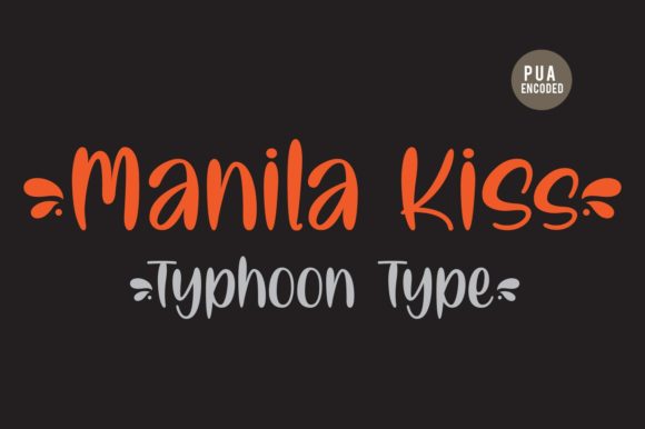 Manila Kiss Font Poster 1