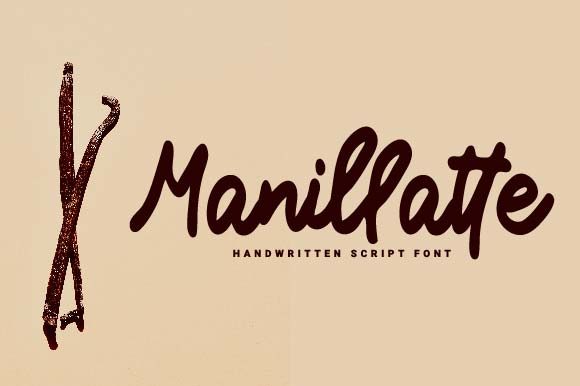 Manillatte Font Poster 1