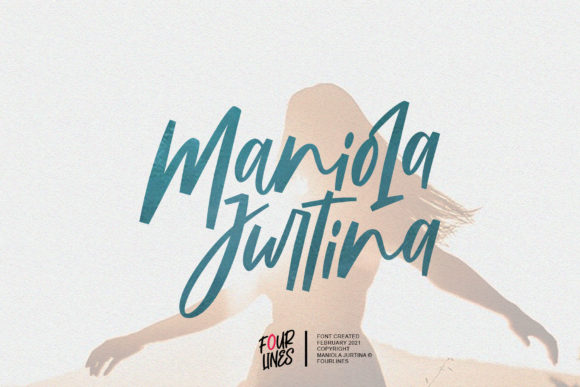Maniola Jurtina Font Poster 1
