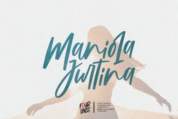 Maniola Jurtina Font Maniola Jurtina Font Poster 1