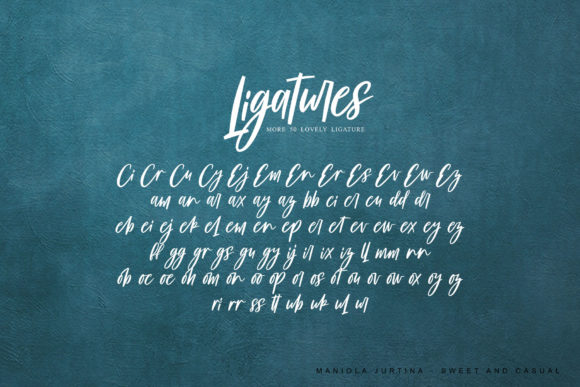 Maniola Jurtina Font Poster 11