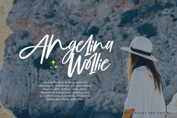 Maniola Jurtina Font Poster 7