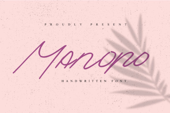 Manopo Font Poster 1