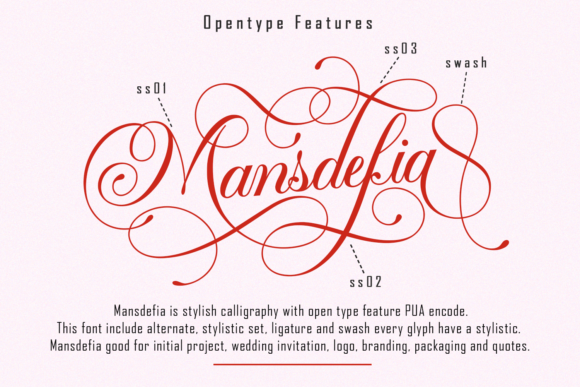 Mansdefia Font Poster 9