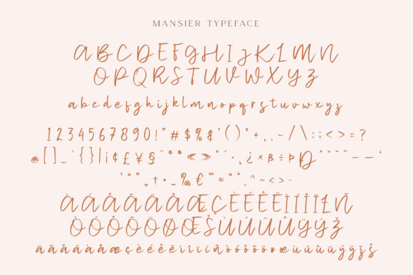 Mansier Font Poster 7