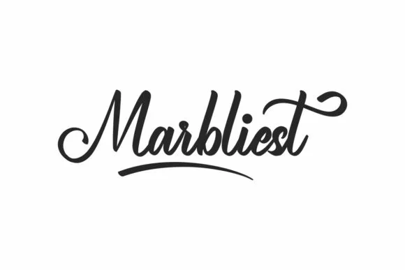 Marbliest Font Marbliest Font Poster 1