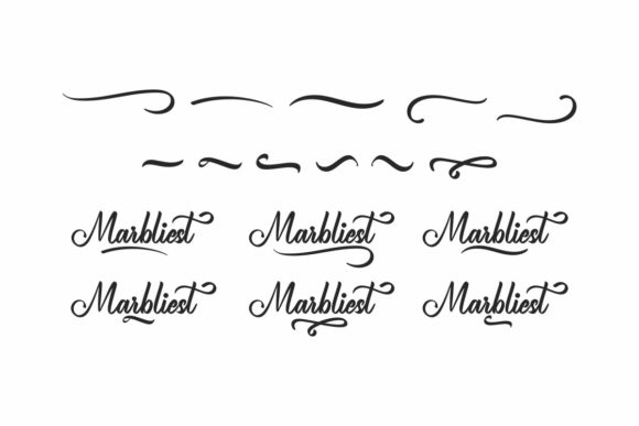Marbliest Font Poster 7