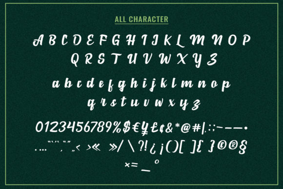 Marborn Font Poster 8