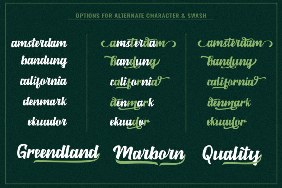 Marborn Font Poster 10