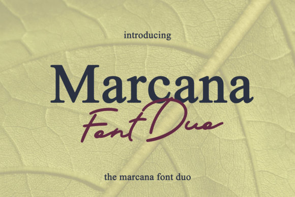 Marcana Font Poster 1