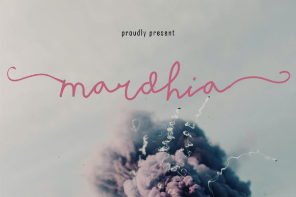 Mardhia Font Poster 1