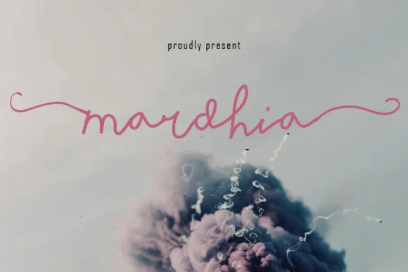 Mardhia Font Mardhia Font Poster 1