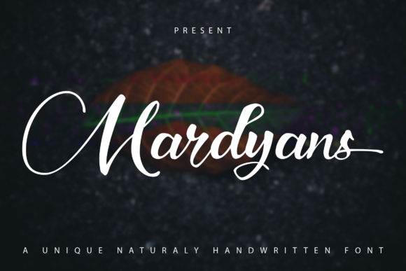 Mardyans Font Poster 1