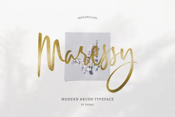 Maressy Font Maressy Font Poster 1