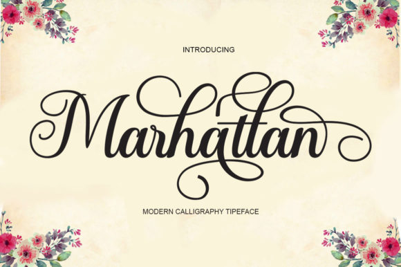 Marhattan Font Poster 1