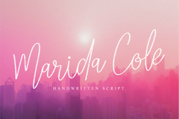 Marida Cole Font Poster 1