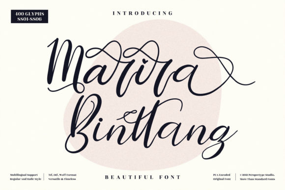 Marira Binttang Font Poster 1