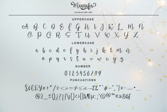 Marisaka Font Poster 7