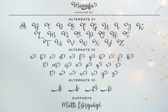 Marisaka Font Poster 8