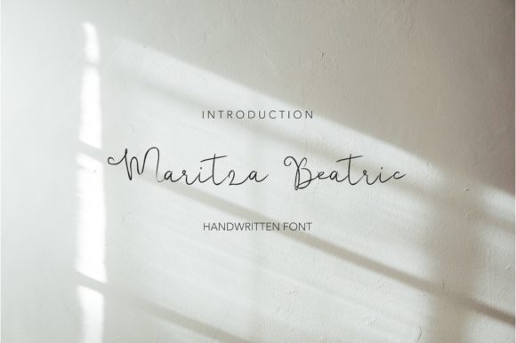 Maritza Beatric Font Poster 1