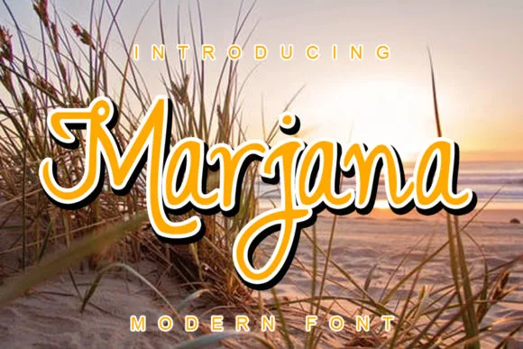 Marjana Font Marjana Font Poster 1