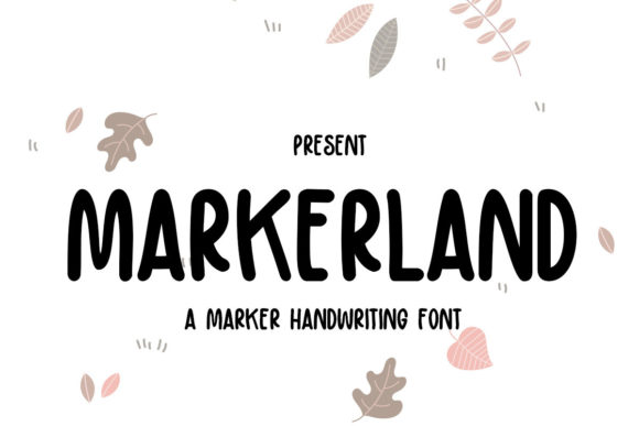 Markerland Font Poster 1