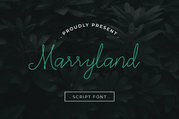 Marryland Font Poster 1