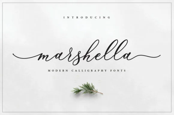 Marshella Font Marshella Font Poster 1