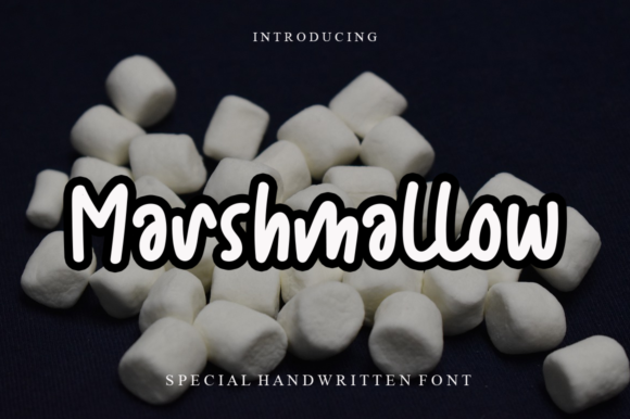 Marshmallow Font Poster 1