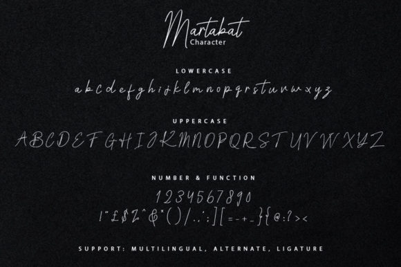 Martabat Font Poster 8