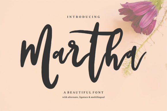 Martha Font Poster 1