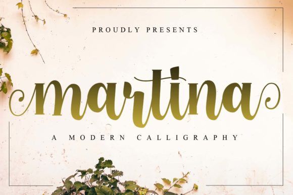 Martina Font Poster 1