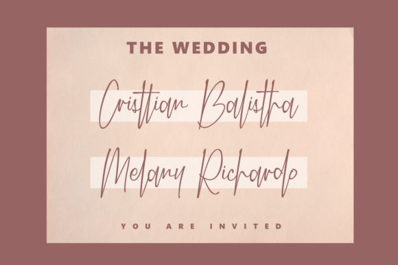Marwah Signature Font Poster 4