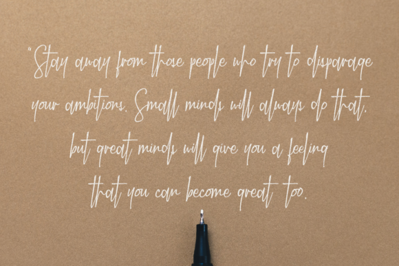 Marwah Signature Font Poster 6
