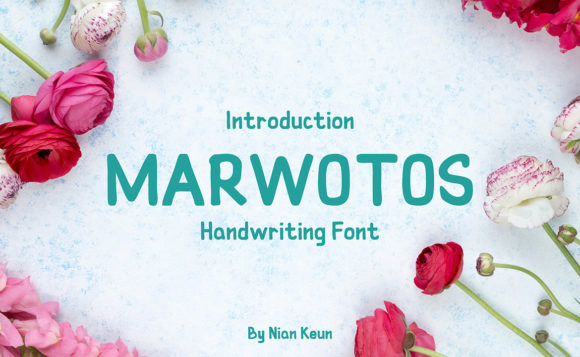 Marwotos Font Poster 1