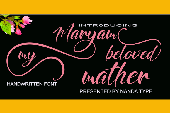 Maryam Font Maryam Font Poster 1