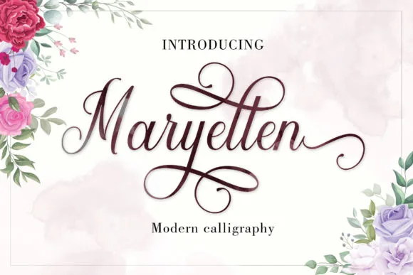 Maryellen Font Maryellen Font Poster 1