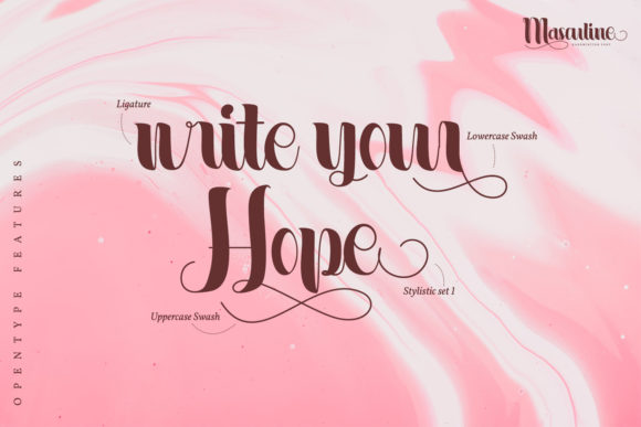 Masculine Font Poster 8