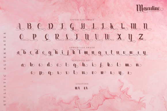 Masculine Font Poster 10