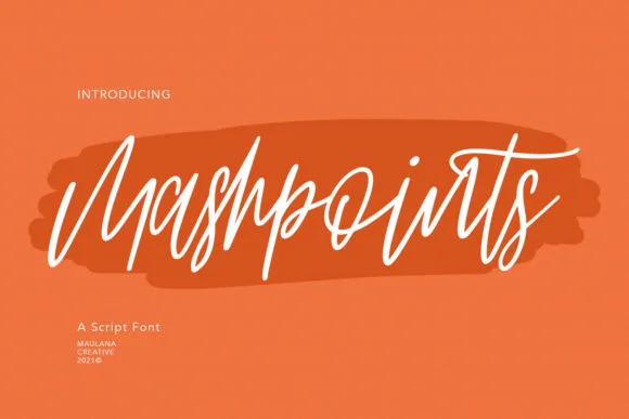 Mashpoints Font Poster 1