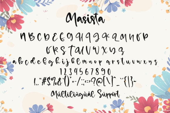 Masista Font Poster 6