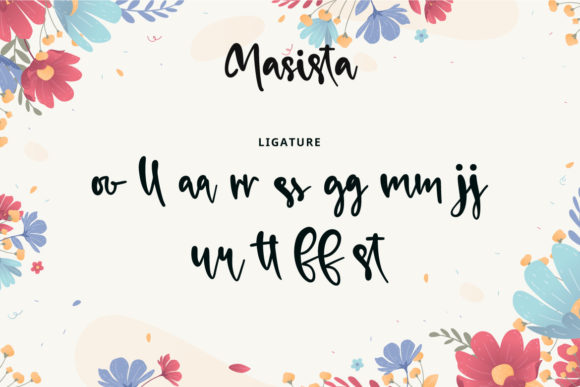 Masista Font Poster 7