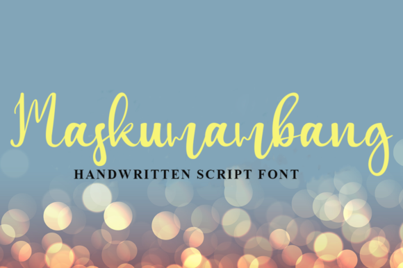Maskumambang Font
