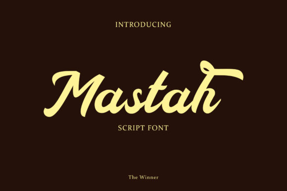 Mastah Font Poster 1