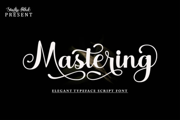 Mastering Font Poster 1