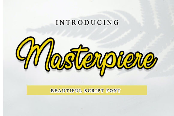 Masterpiere Font Poster 1