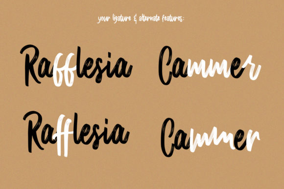 Masticated Font Poster 9